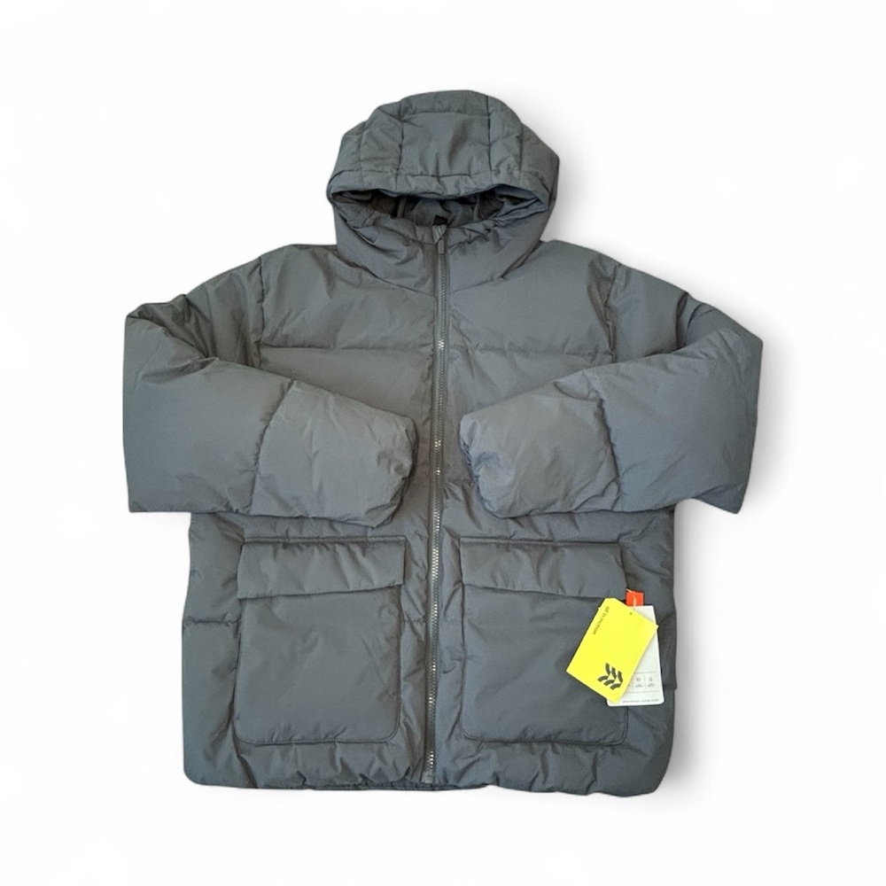 All In Motion Gray Puffer Jacket with Hood XL